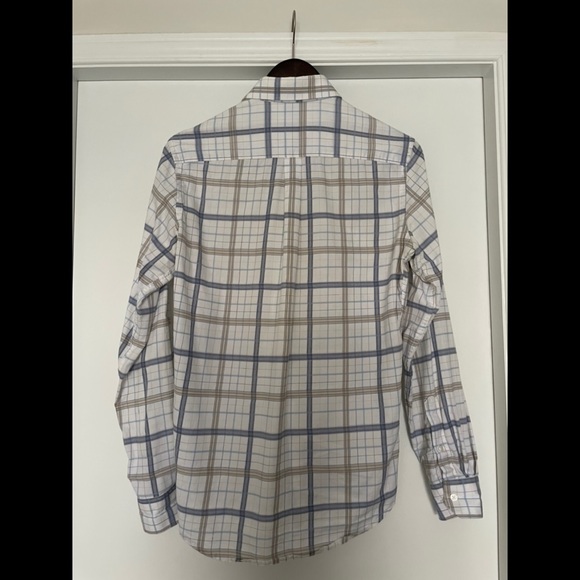 Tristan White Plaid Collared Shirt - Picture 3 of 4